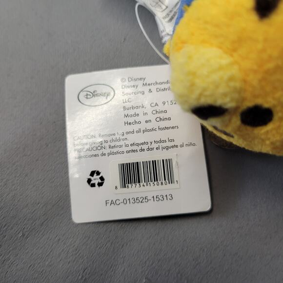 Tsum Tsum Zootopia Officer Clawhauser Plush Toy Leopard Mini 3.5" New - Picture 12 of 16